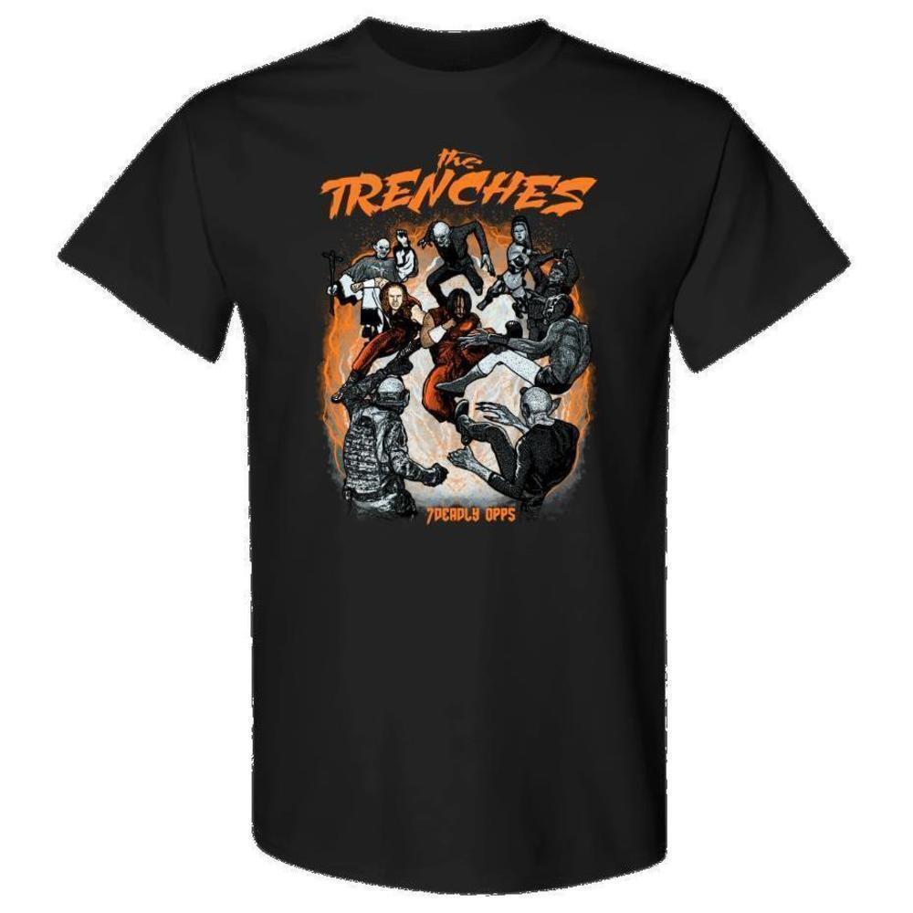 7 Deadly Opps Graphic Streetwear Cool Style Hip Hop Tee T-Shirt